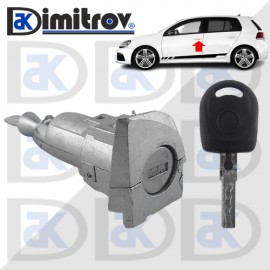 Заключващ патрон предна лява врата VW Golf VI